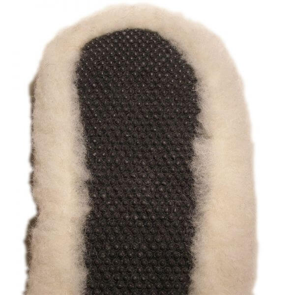 Graphite Wool Unisex Slippers