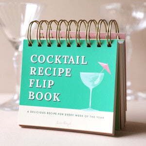 Cocktail Recipe Flip Book