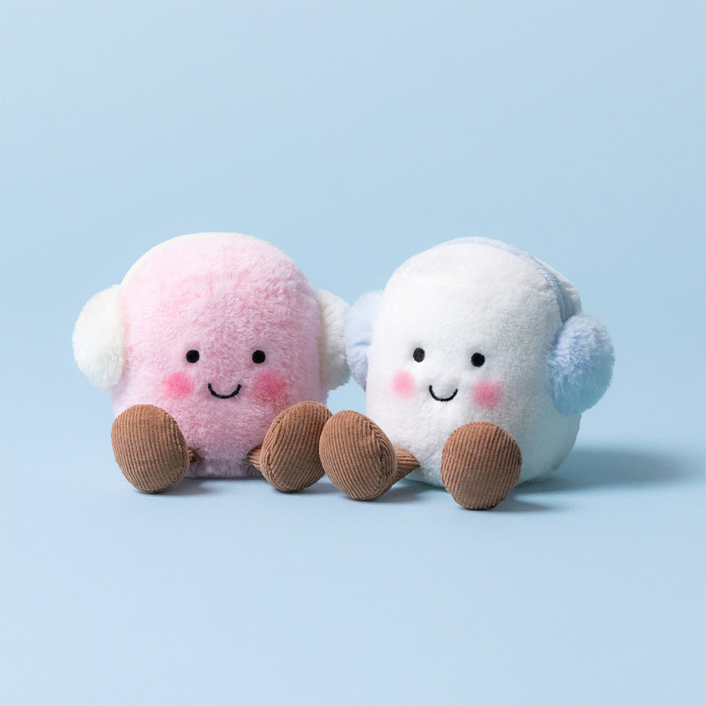 Jelly Cat Amuseables Toastie Pink & White Marshmallows