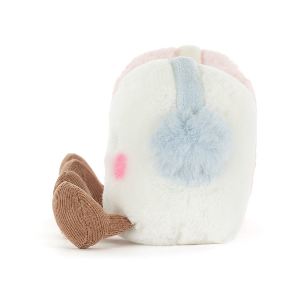 Jelly Cat Amuseables Toastie Pink & White Marshmallows