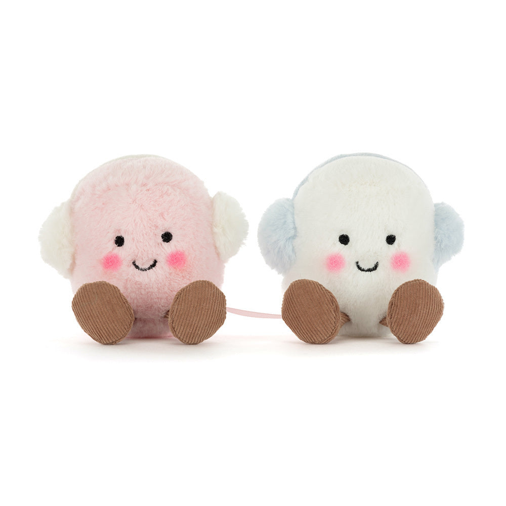 Jelly Cat Amuseables Toastie Pink & White Marshmallows