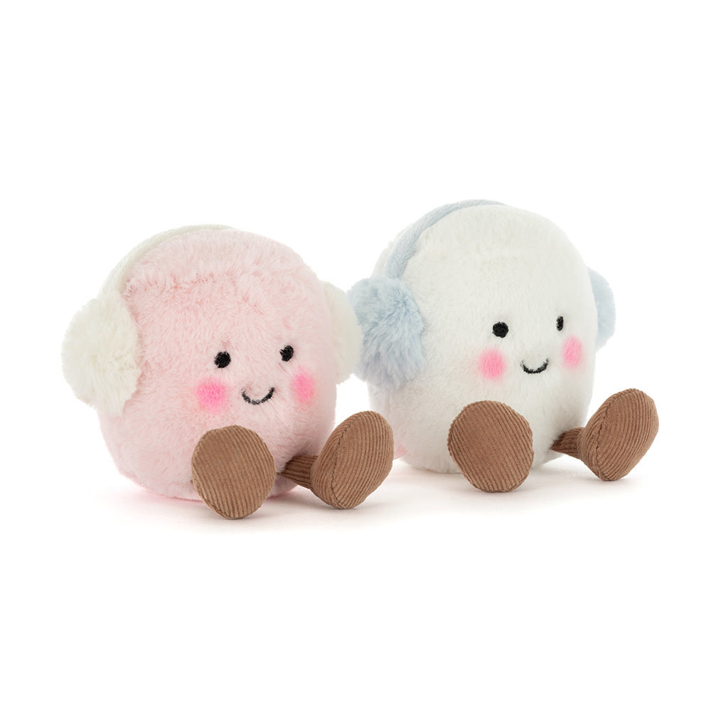 Jelly Cat Amuseables Toastie Pink & White Marshmallows