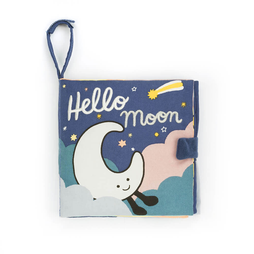 Jelly Cat Hello Moon Fabric Book