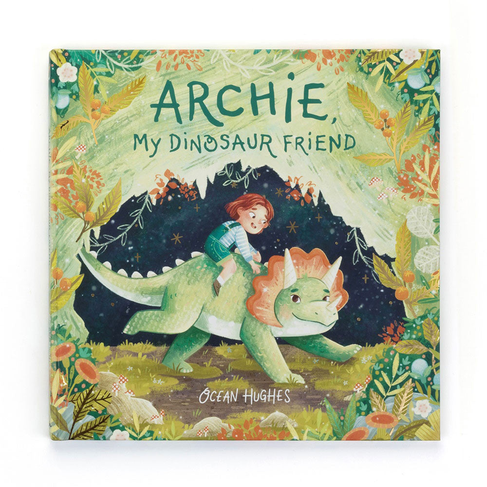 Jelly Cat Archie, My Dinosaur Friend Book