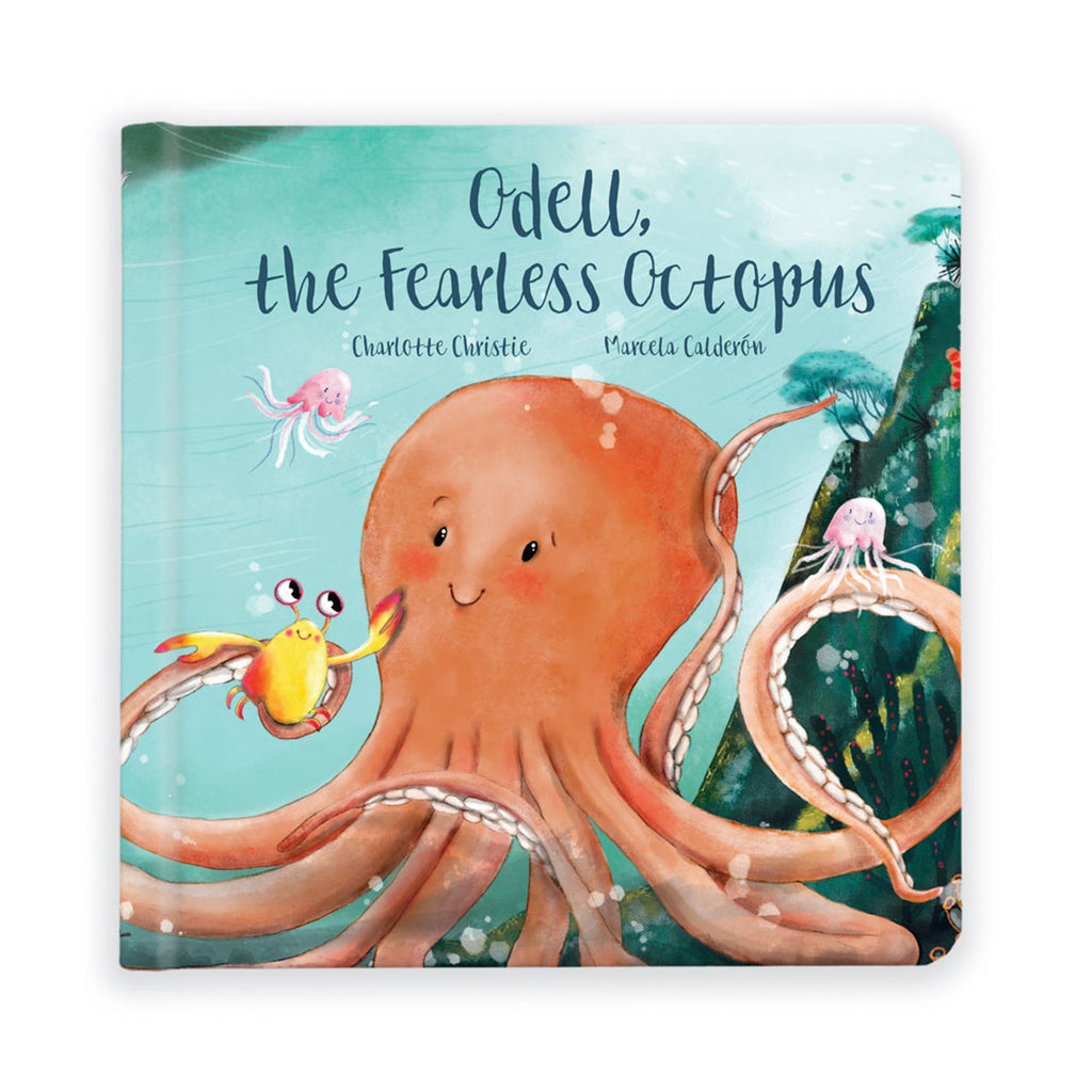 Jelly Cat 'Odell, The Fearless Octopus Book'