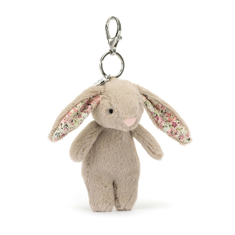 Blossom Beige Bunny Bag Charm