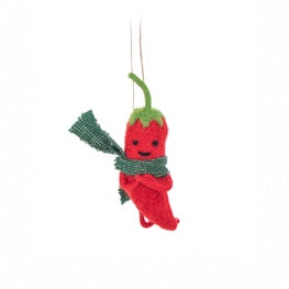 Chilli Felt Decoration