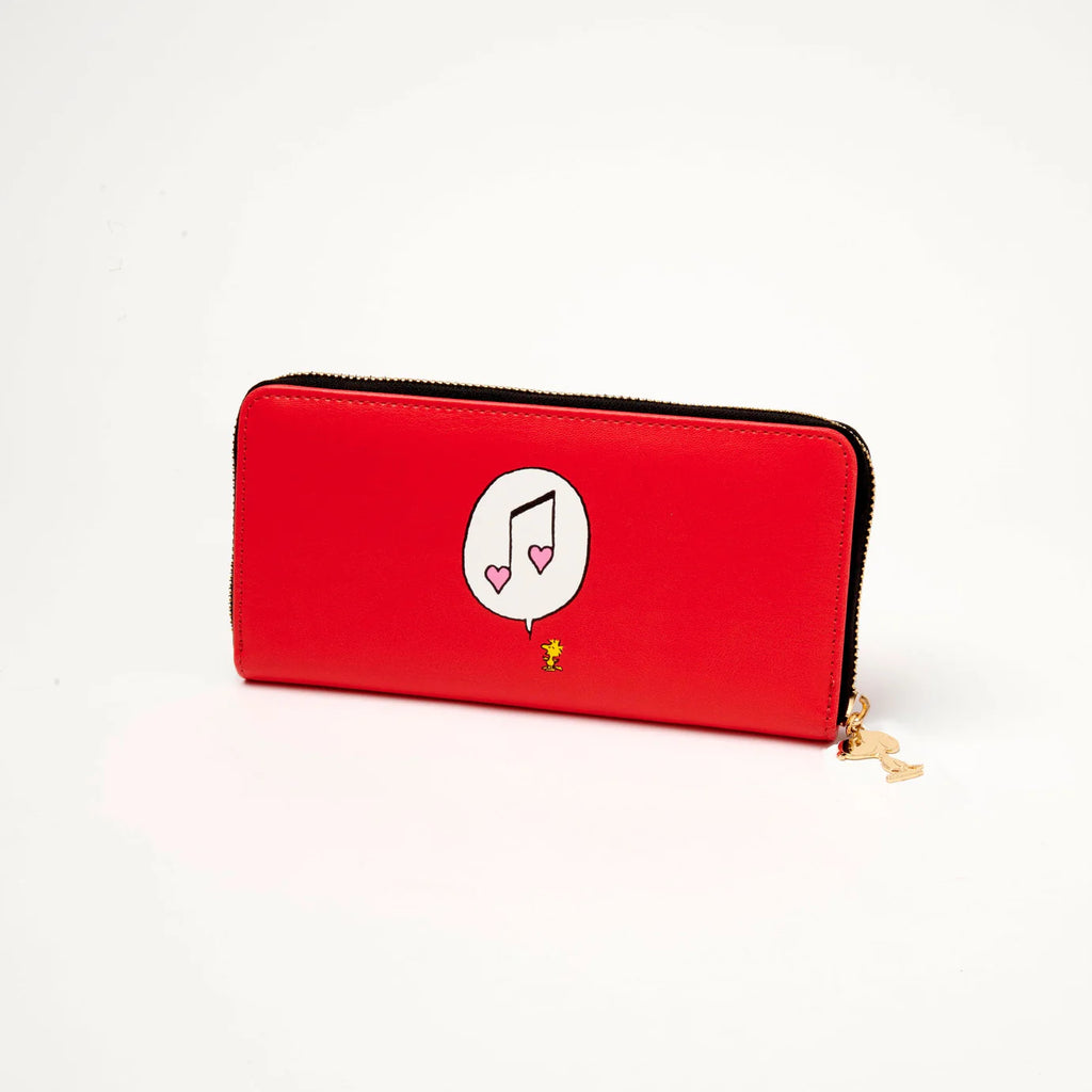 Peanuts Zip Purse Red 'Hugs'