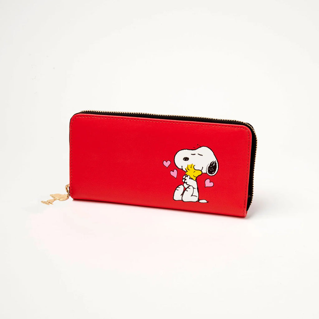Peanuts Zip Purse Red 'Hugs'