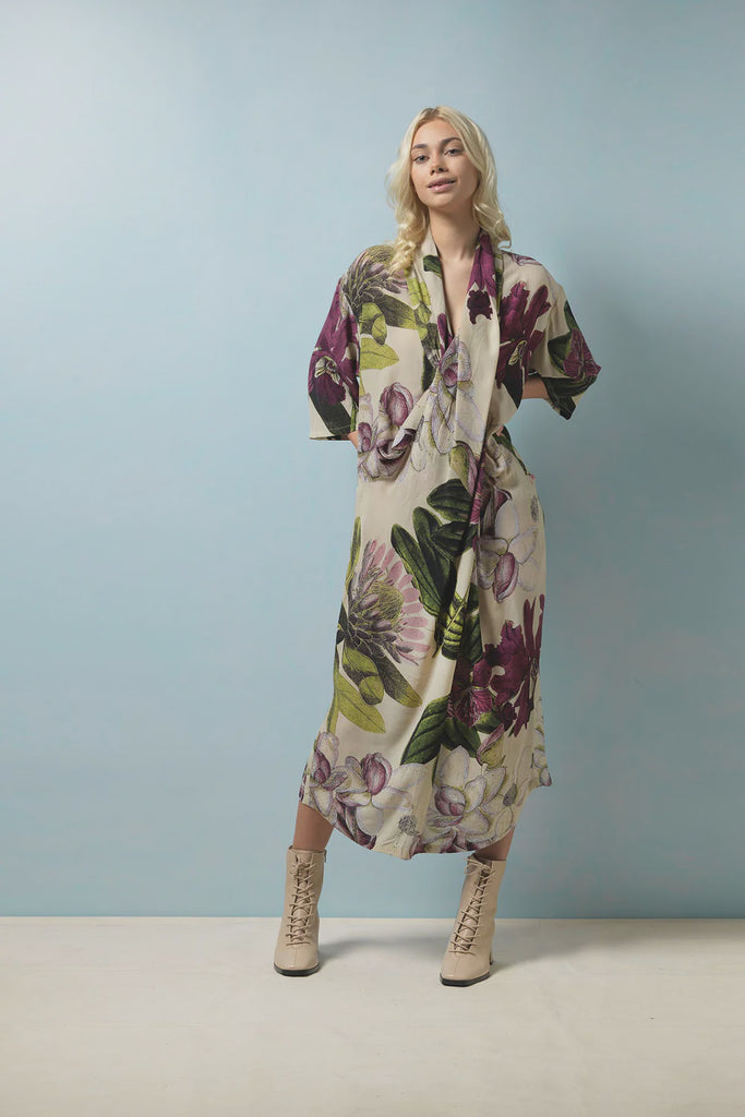 KEW Protea Stone Rachel Dress M/L