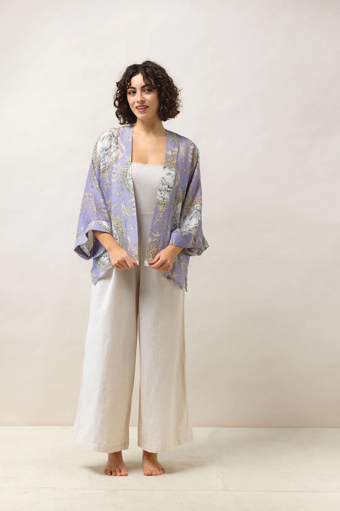 Valentine Lilac Kimono