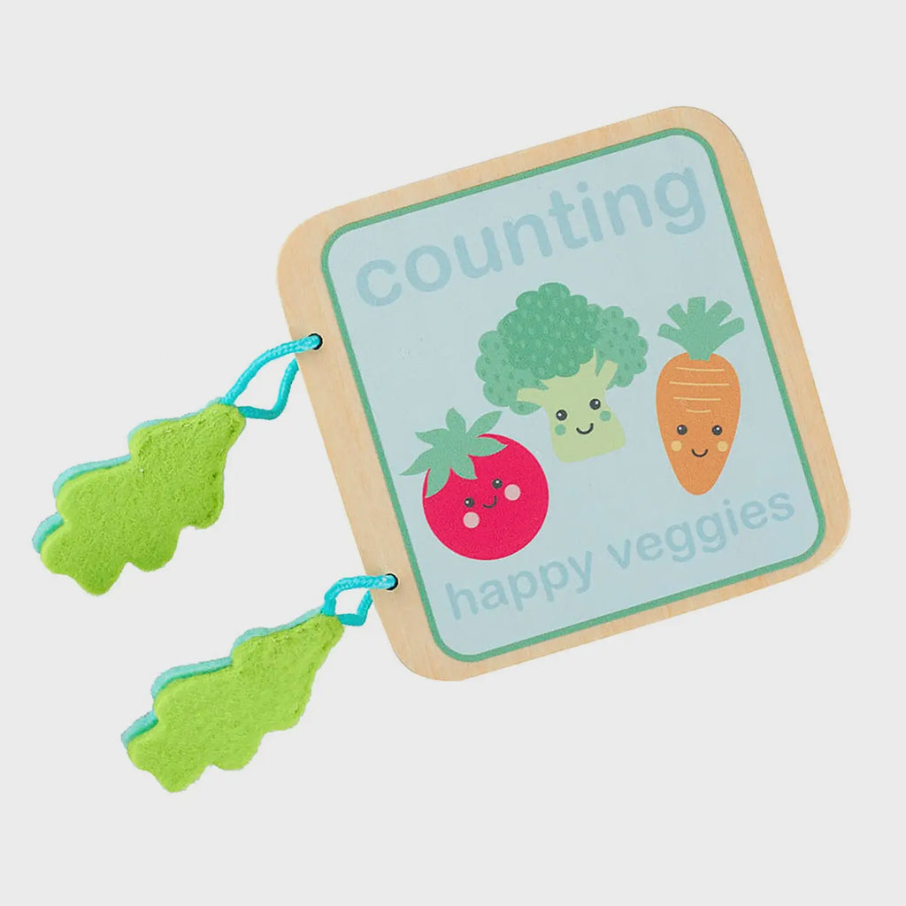 New! Happy Wooden Veggies Counting Book