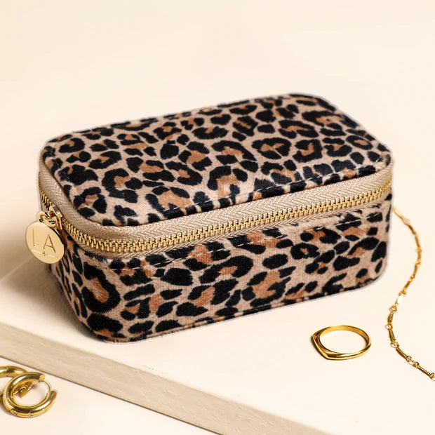 Leopard Print Jewellery Case