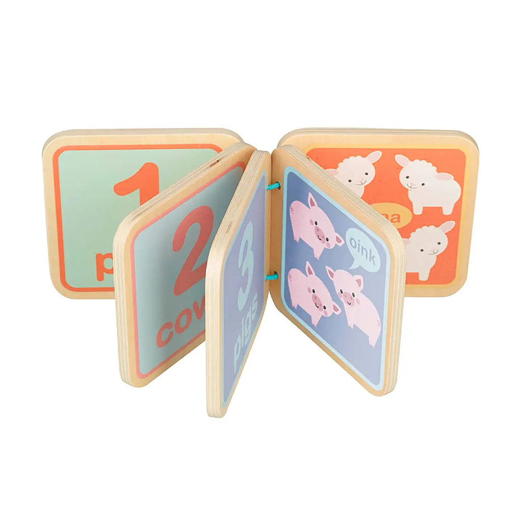 Farmyard Wooden Animal Counting Book