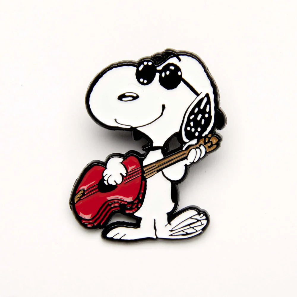 Peanuts Music Is Life Pin - Guitar