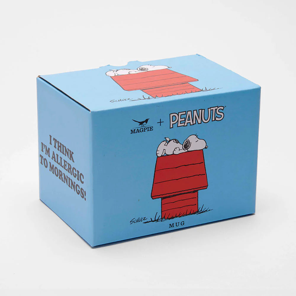 Snoopy Mug Allergic to Mornings