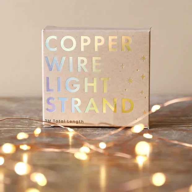 Lisa Angel Boxed 30 LED Copper Wire String Lights