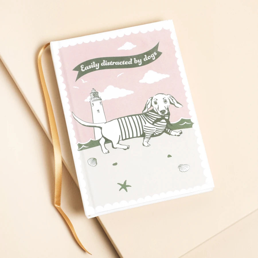Sausage Dog Print Notebook
