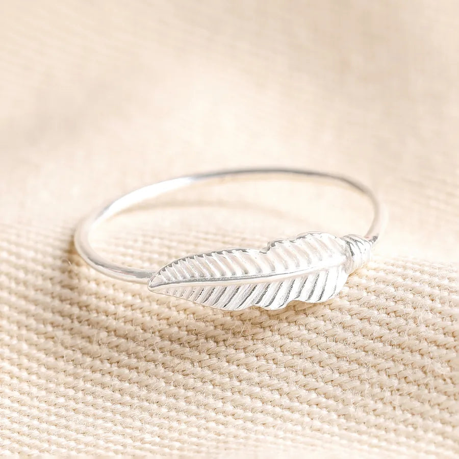 Sterling Silver Feather Ring