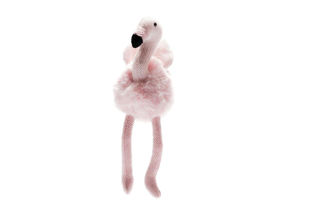 Rattle Knitted Flamingo