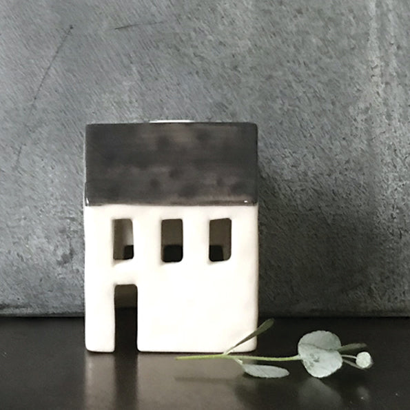 Porcelain House Tealight Holder