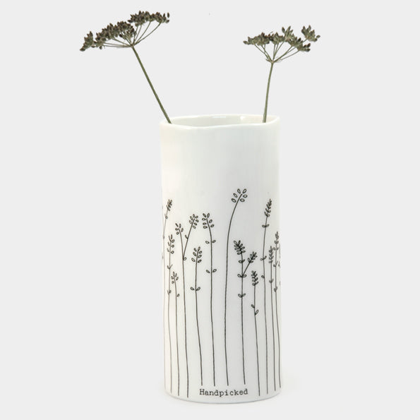 'Hand Picked' Tall Porcelain Vase