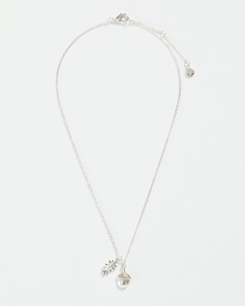 Acorn Necklace Silver