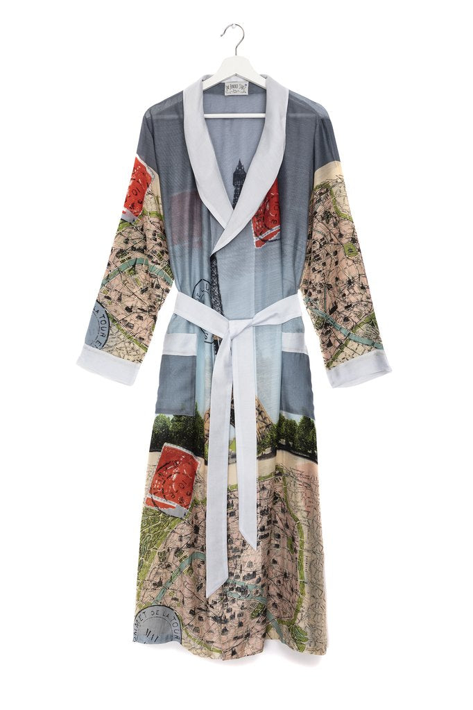 One Hundred Stars Eiffel Tower Dressing Gown