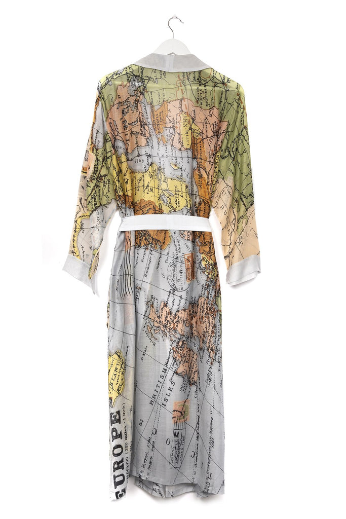 One Hundred Stars Europe Map Dressing Gown