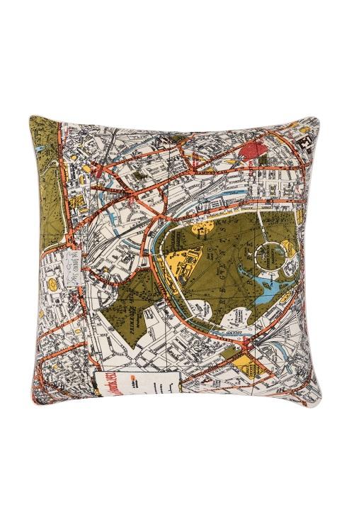 One Hundred Stars London Map Cushion