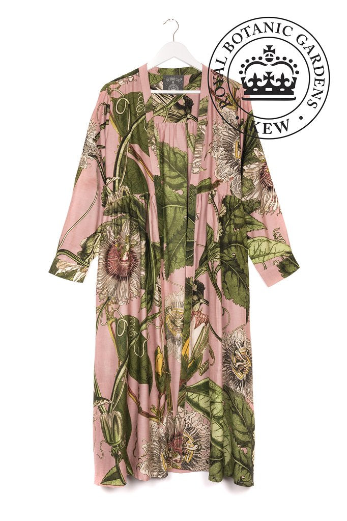 One Hundred Stars & KEW Passion Flower Pink Duster