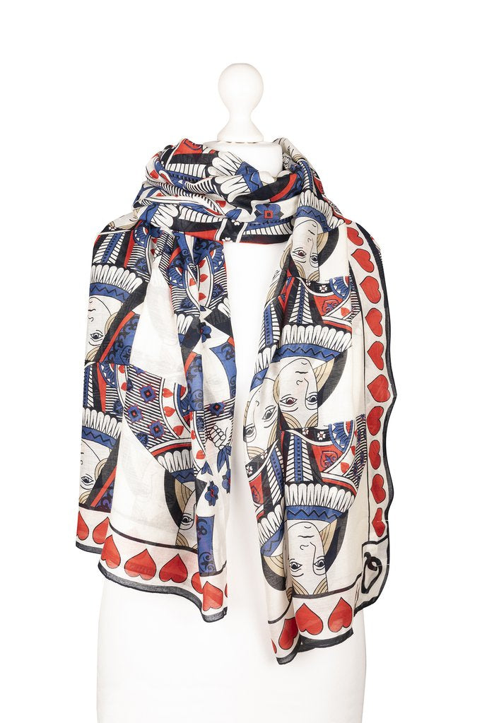 One Hundred Stars Queen of Hearts Scarf