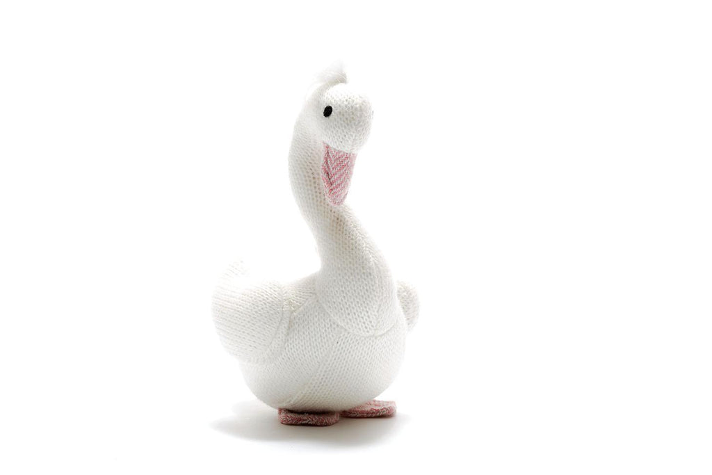Rattle Knitted Swan