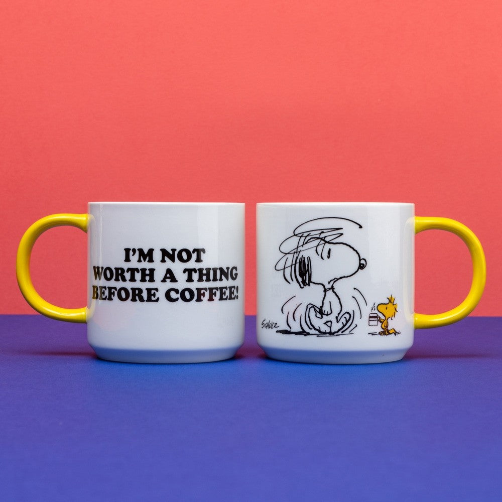 Snoopy Coffee Mug Orange Box