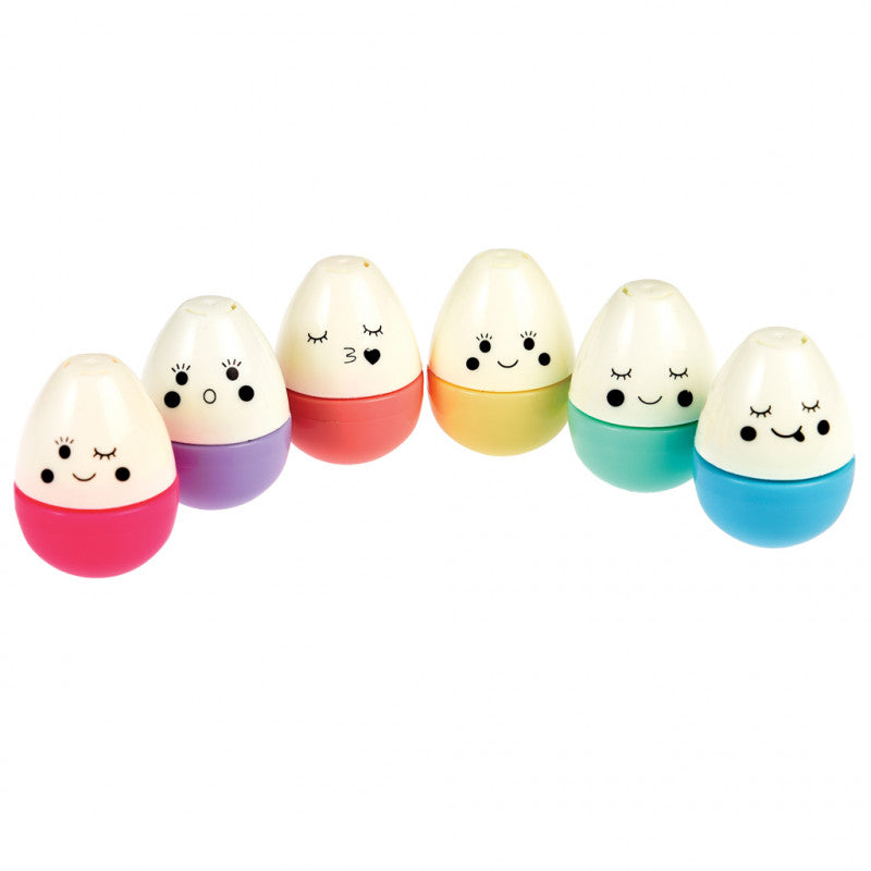 Egg Shaped Emoji Highlighters (pack of 6)