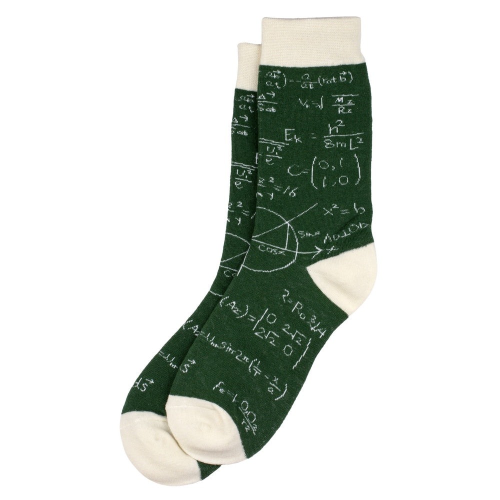Ladies Socks Blackboard Mathematics Made With Cotton & Spandex
