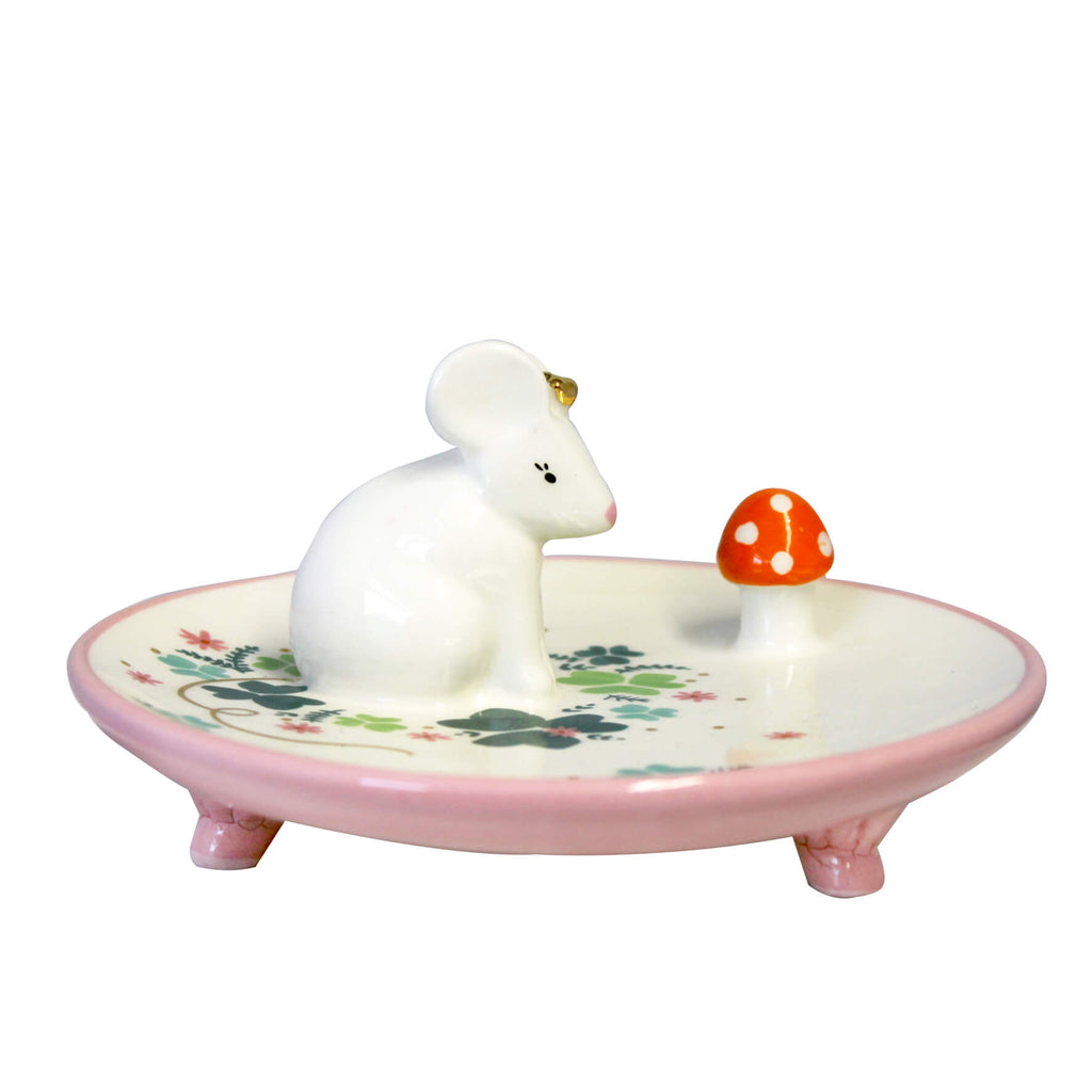Secret Garden Mouse Dish With Gift Box